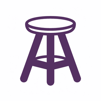 The Three-Legged Stool logo